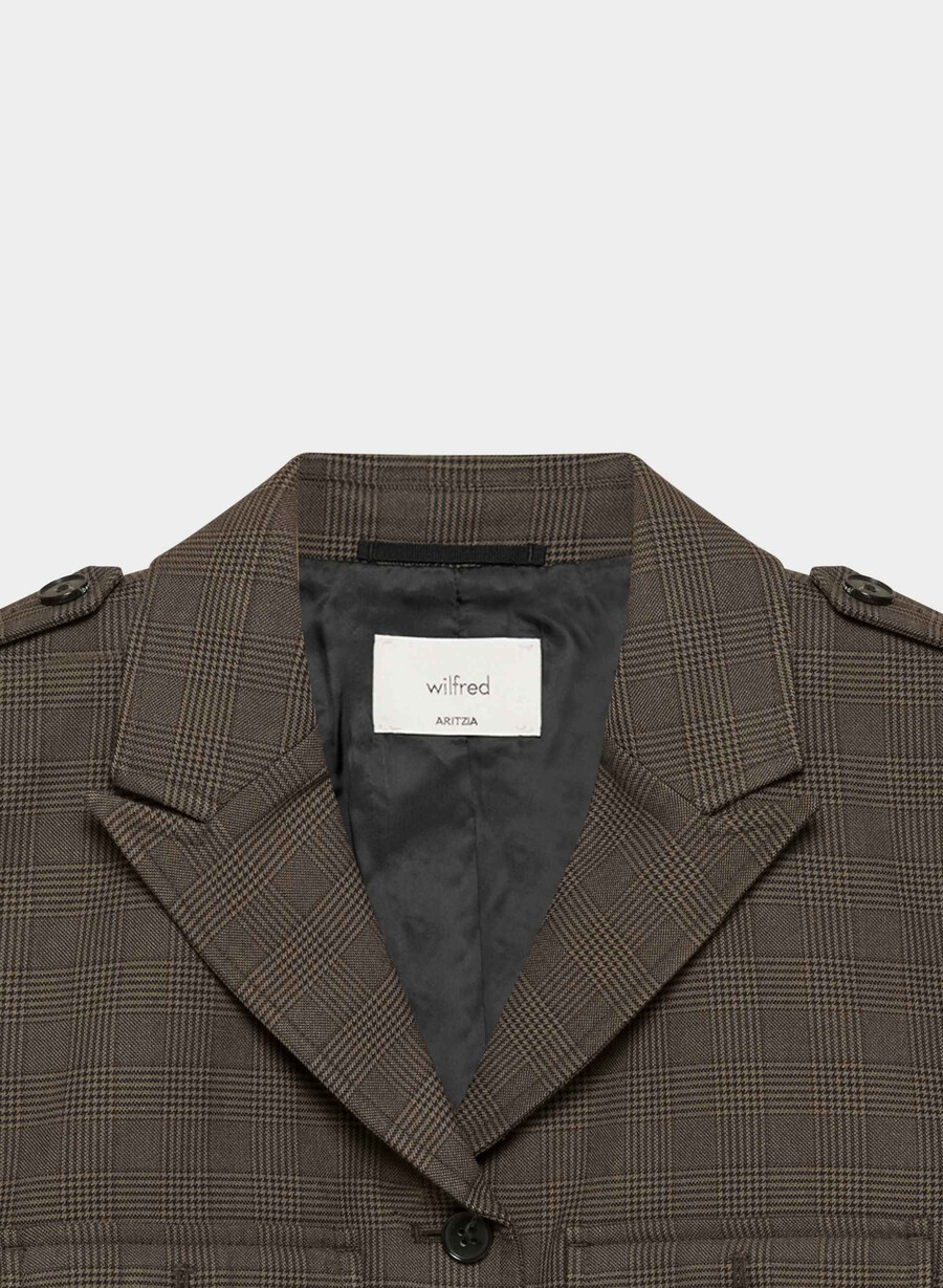 marsjjakke - twill merle chk cl tph chr