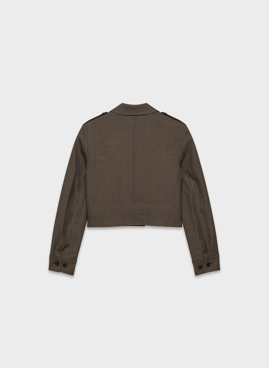 marsjjakke - twill merle chk cl tph chr