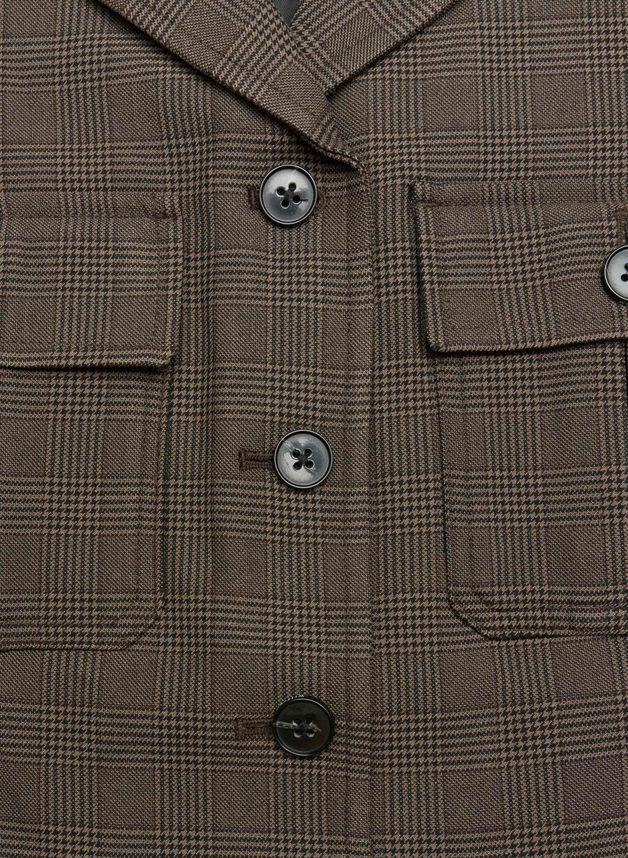 marsjjakke - twill merle chk cl tph chr