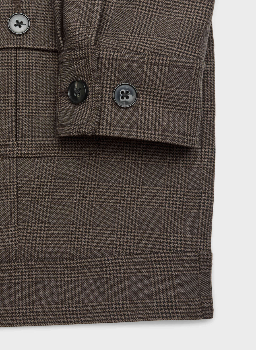 marsjjakke - twill merle chk cl tph chr