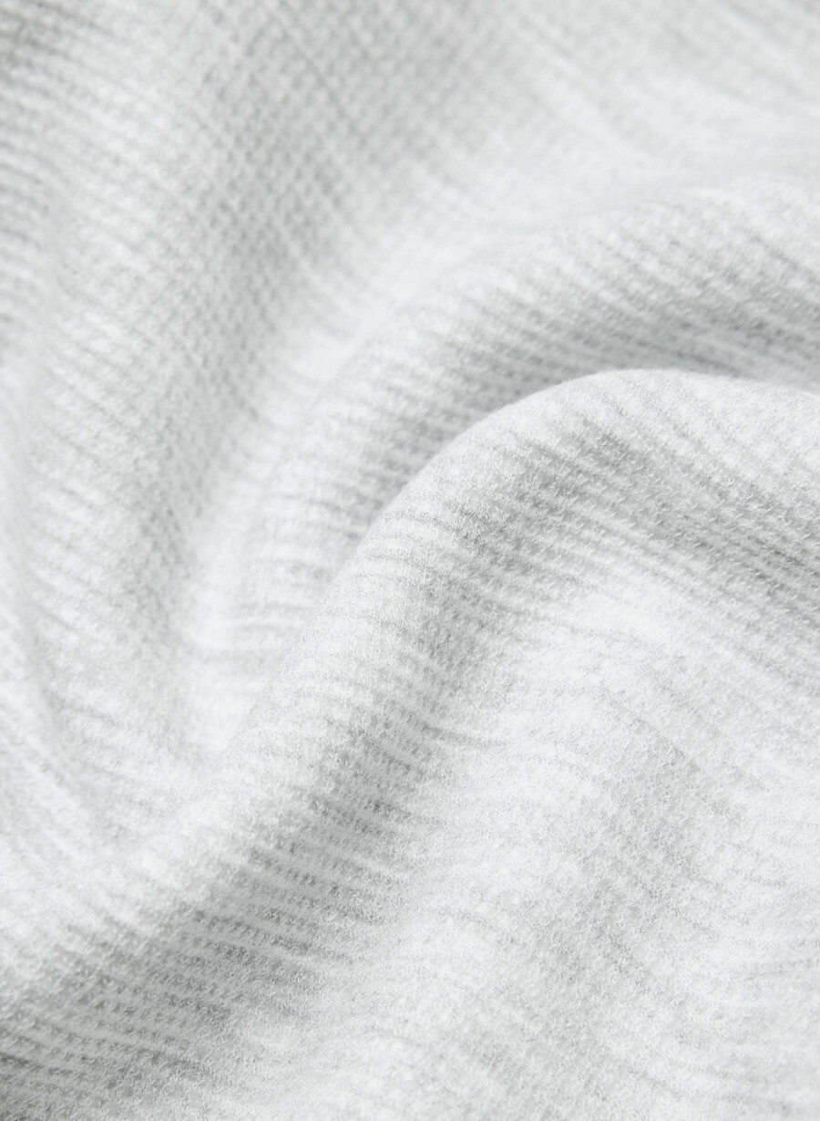 ny wafflex eddy hettegenser med glidelås heather chrome