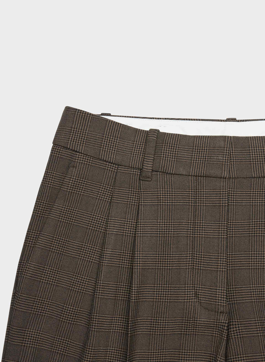 the effortless pant lo-rise - twill merle chk cl tph chr