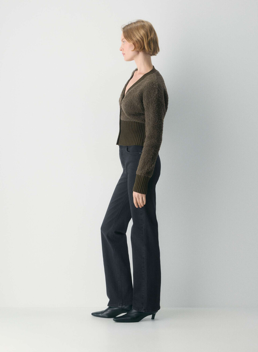 duchess cardigan mØrk oliven