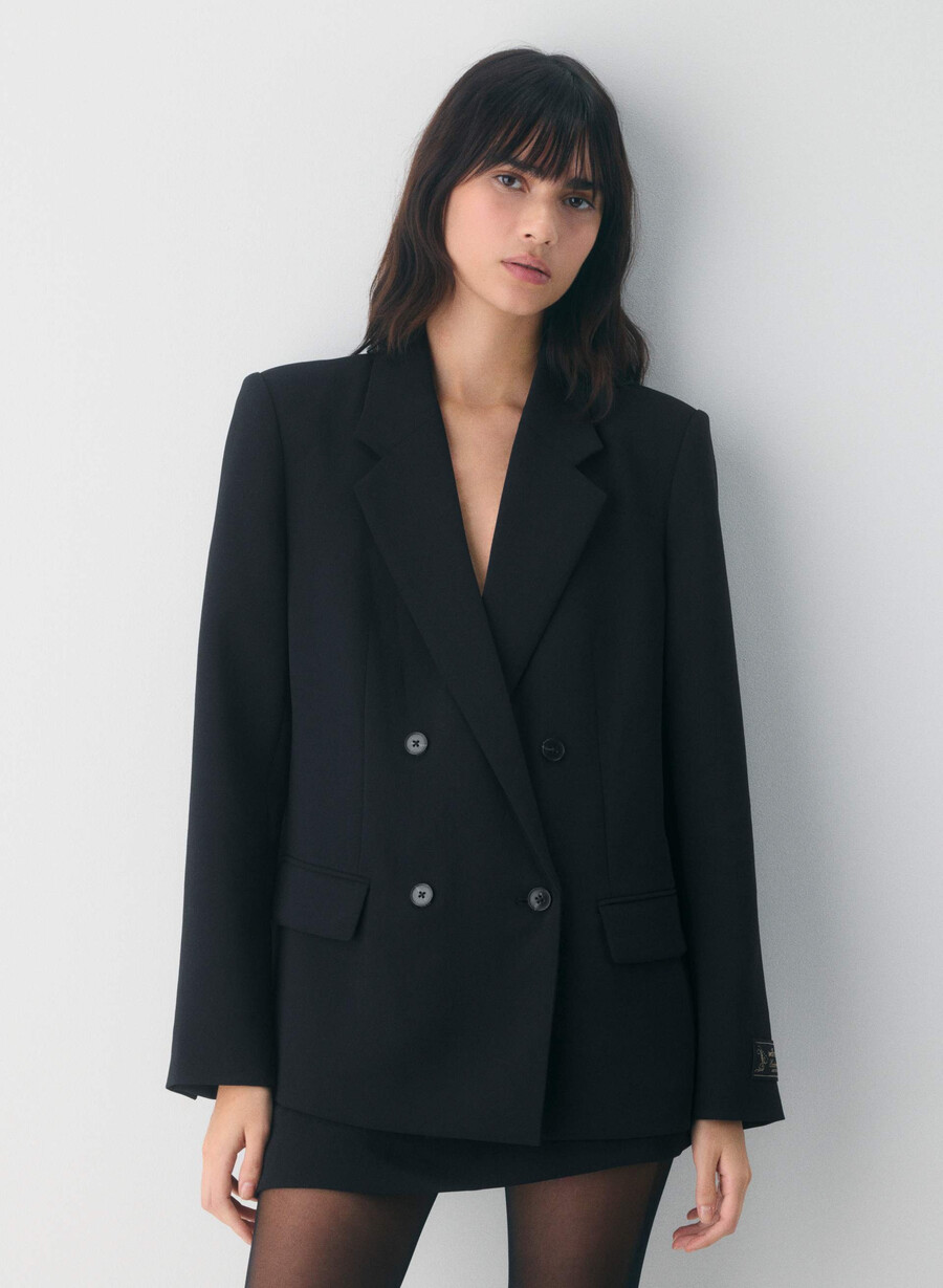 vermeer blazer - crepette svart