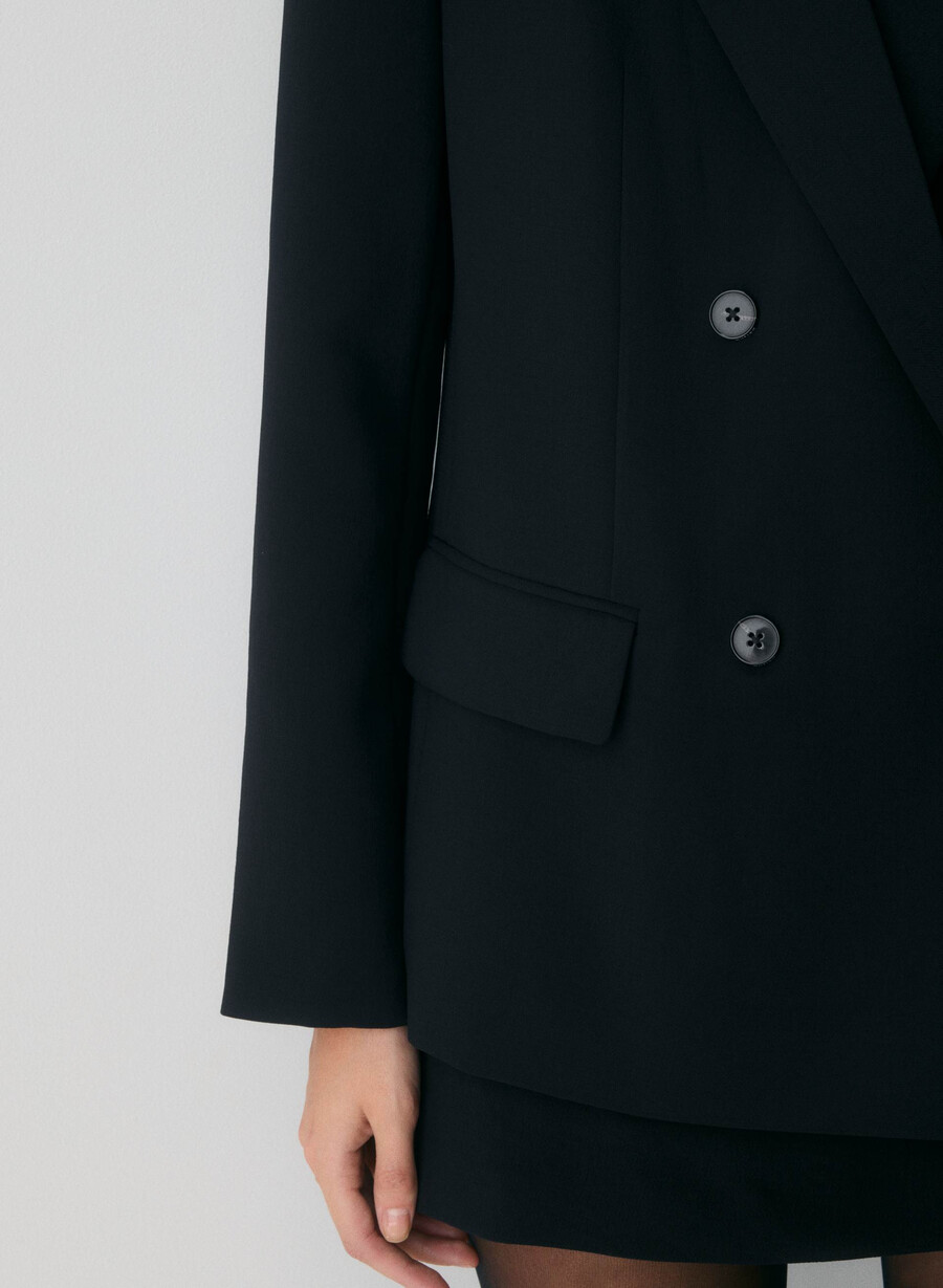 vermeer blazer - crepette svart
