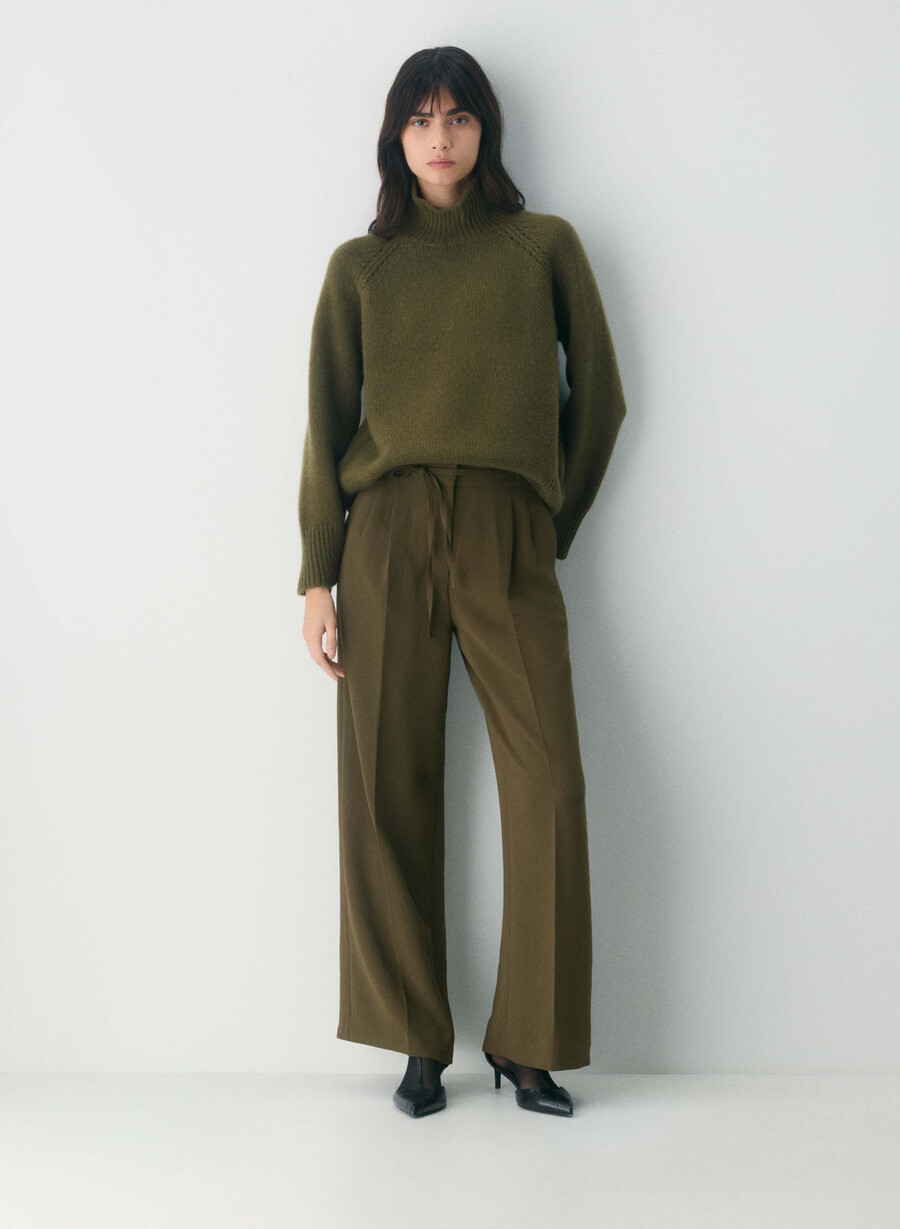 monarch pant - crepette privat grØnn