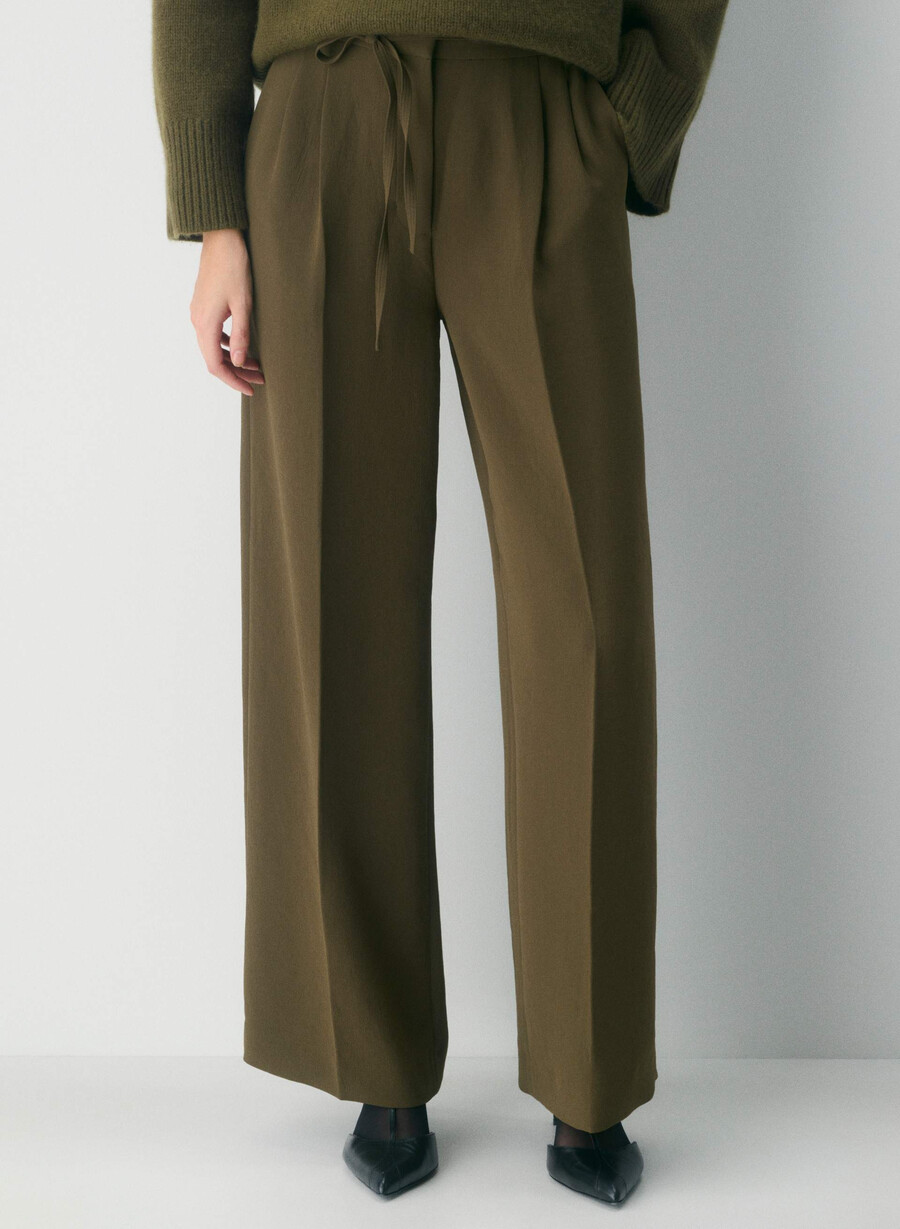 monarch pant - crepette privat grØnn