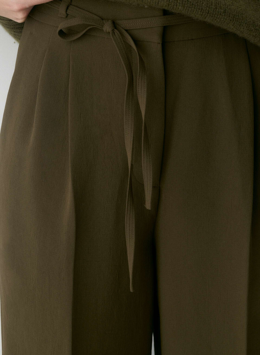 monarch pant - crepette privat grØnn
