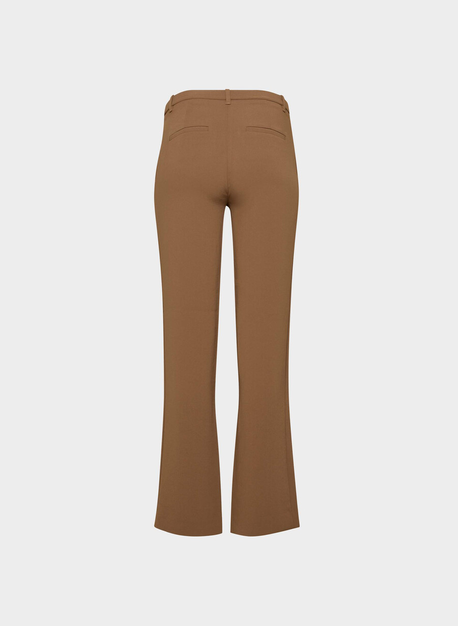 strata pant - crepette chocolatier brun