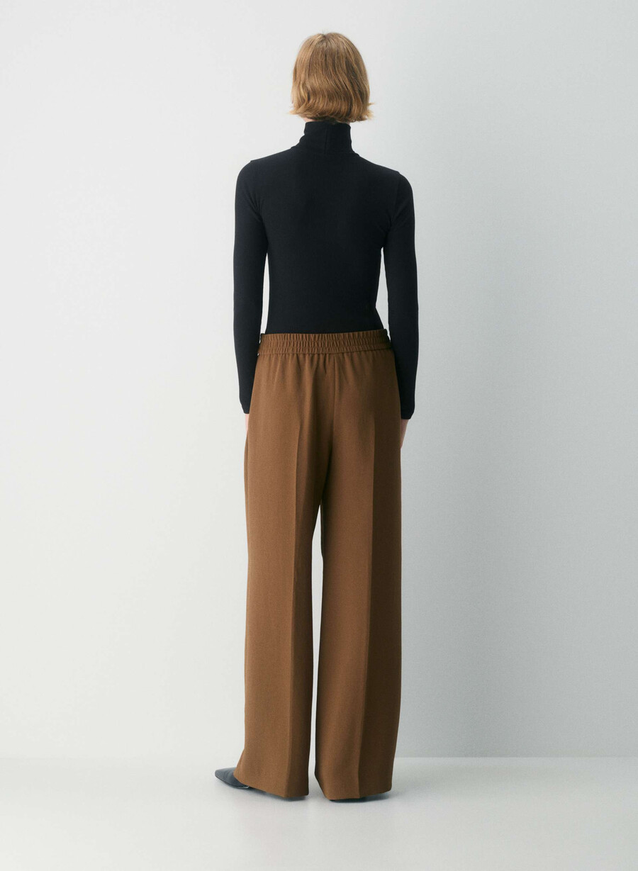 portico pant - crepette chocolatier brun