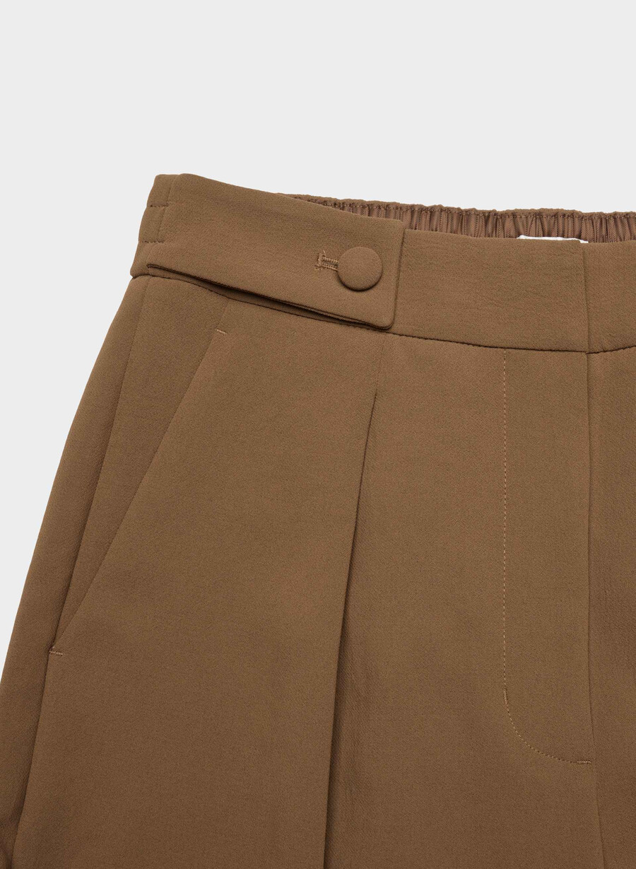 portico pant - crepette chocolatier brun