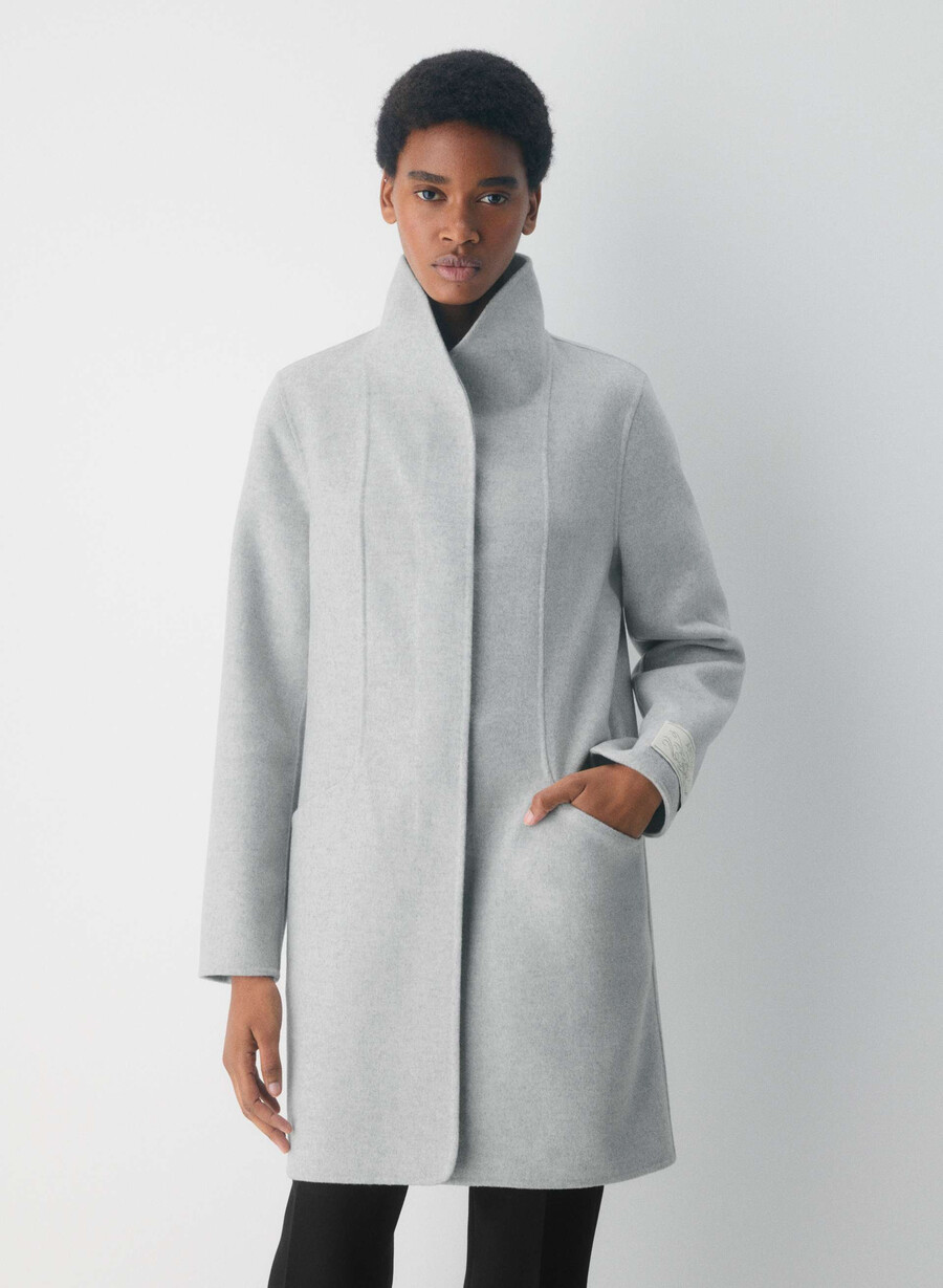 cocoon dobbeltsidig kåpe - luksuriøs reull heather chrome