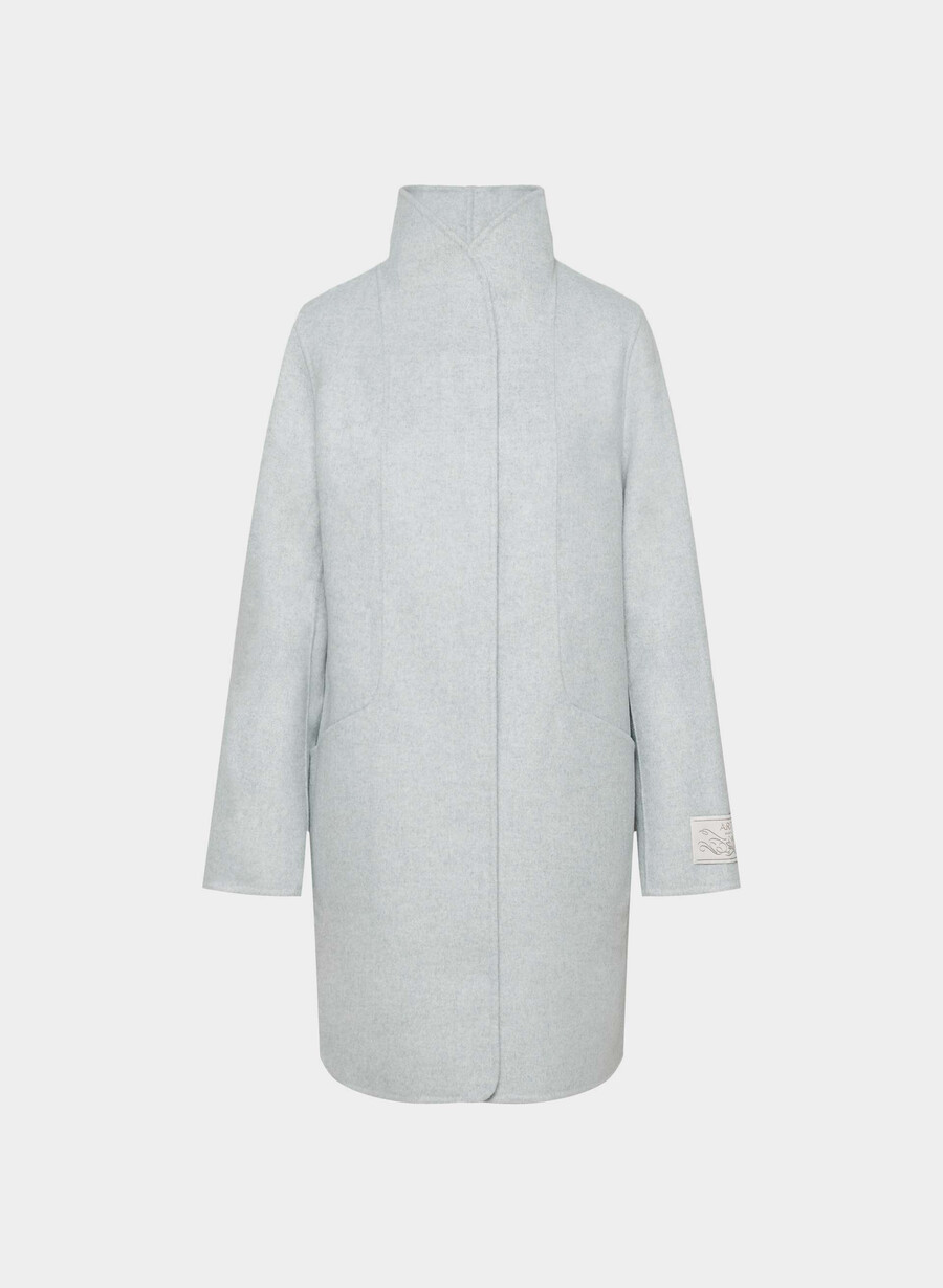 cocoon dobbeltsidig kåpe - luksuriøs reull heather chrome