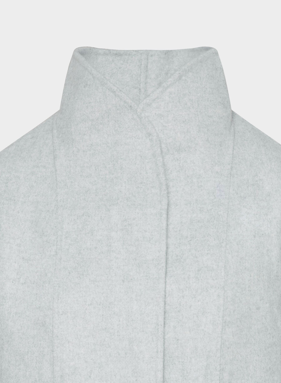 cocoon dobbeltsidig kåpe - luksuriøs reull heather chrome
