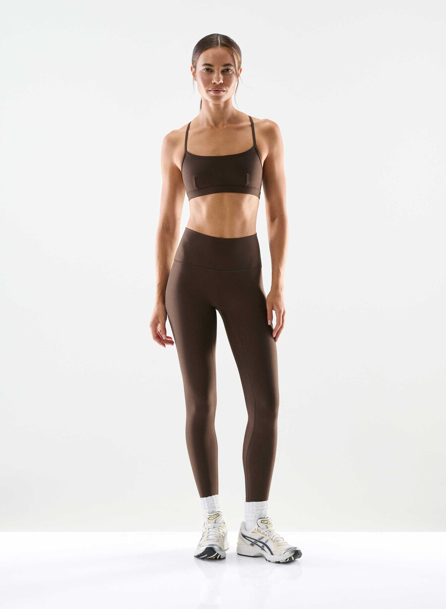 glotone cheeky infinite høy-midje 66 cm leggings mokkabrun