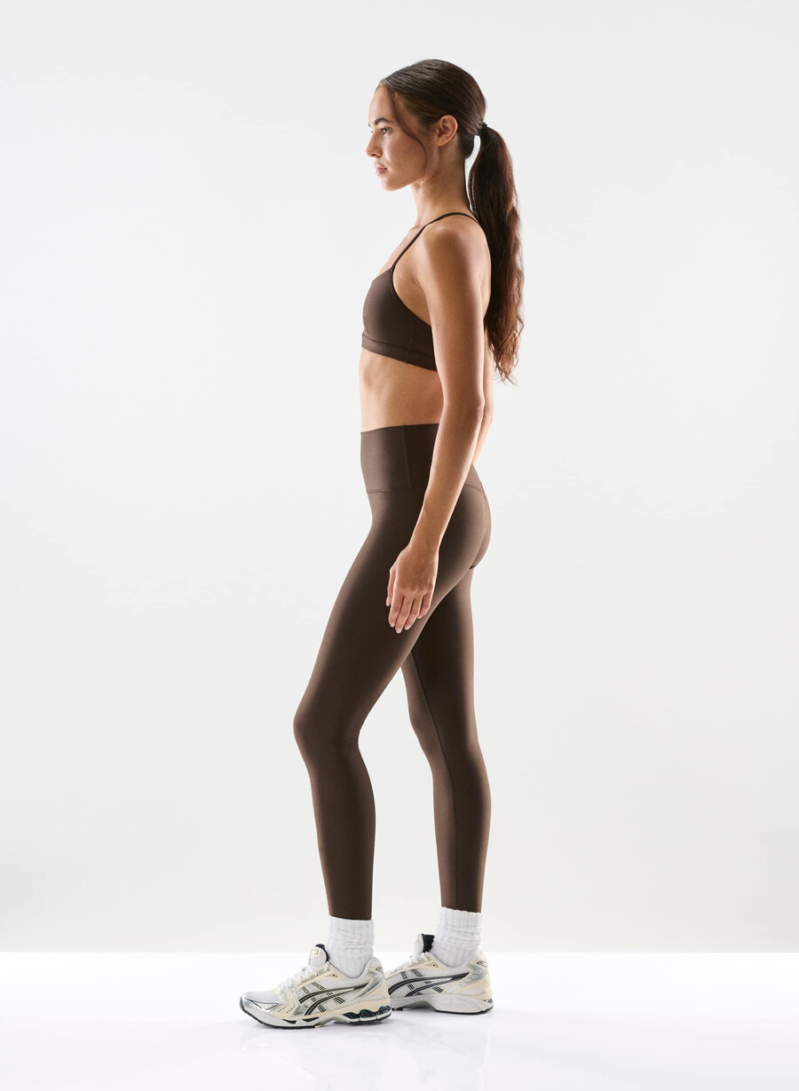glotone cheeky infinite høy-midje 66 cm leggings mokkabrun