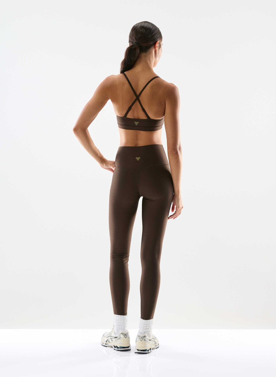 glotone cheeky infinite høy-midje 66 cm leggings mokkabrun