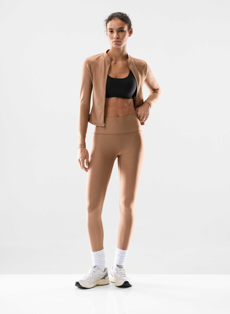 glotone cheeky infinite høy rise 66 cm leggings sjokolademousse