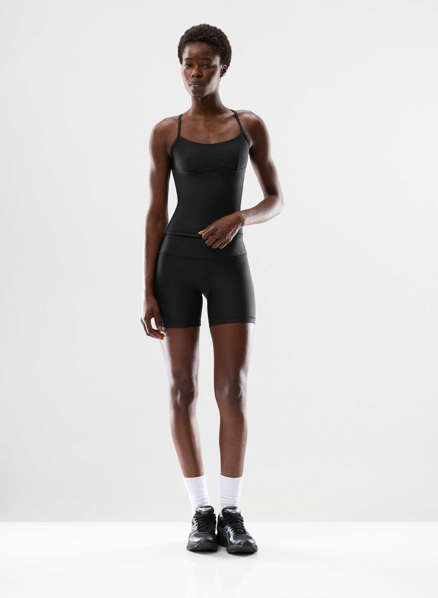 glotone cheeky infinite høy rise 13 cm short svart