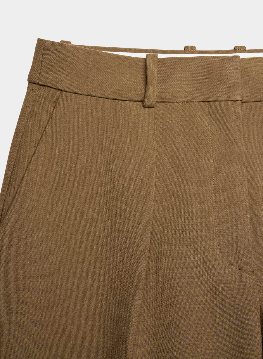 dial pant - reessential cello brown
