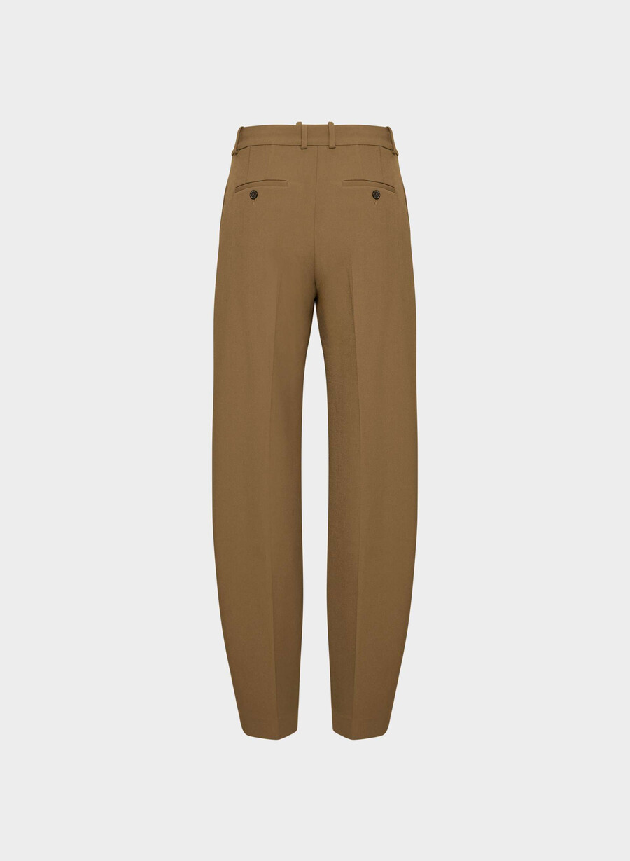 dial pant - reessential cello brown