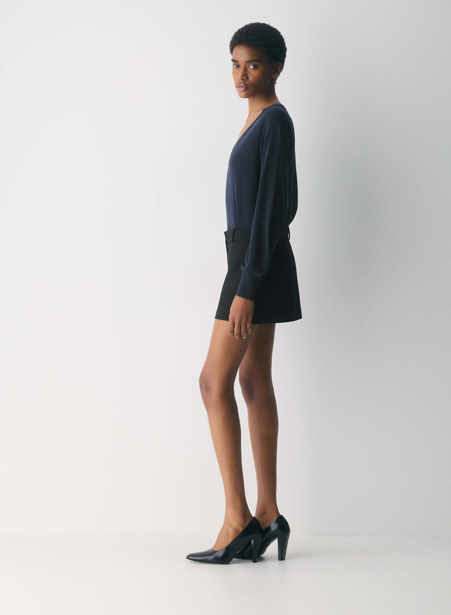chisel micro skort - reessential svart