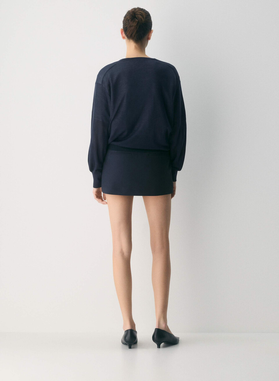 chisel micro skort - reessential dark night navy