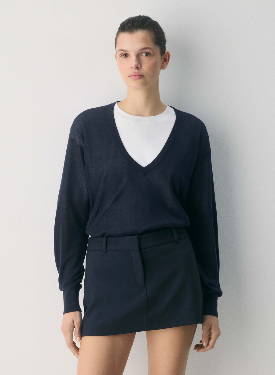 chisel micro skort - reessential dark night navy