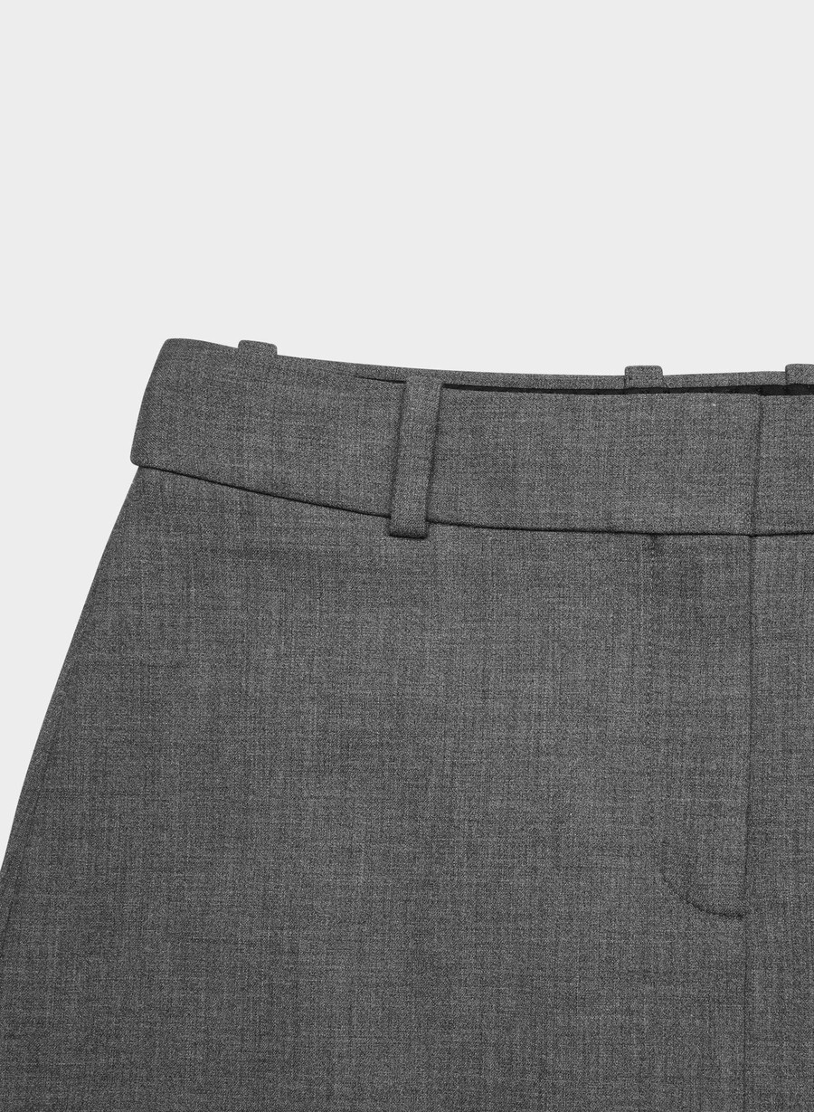 chisel micro skort - reessential heather charcoal