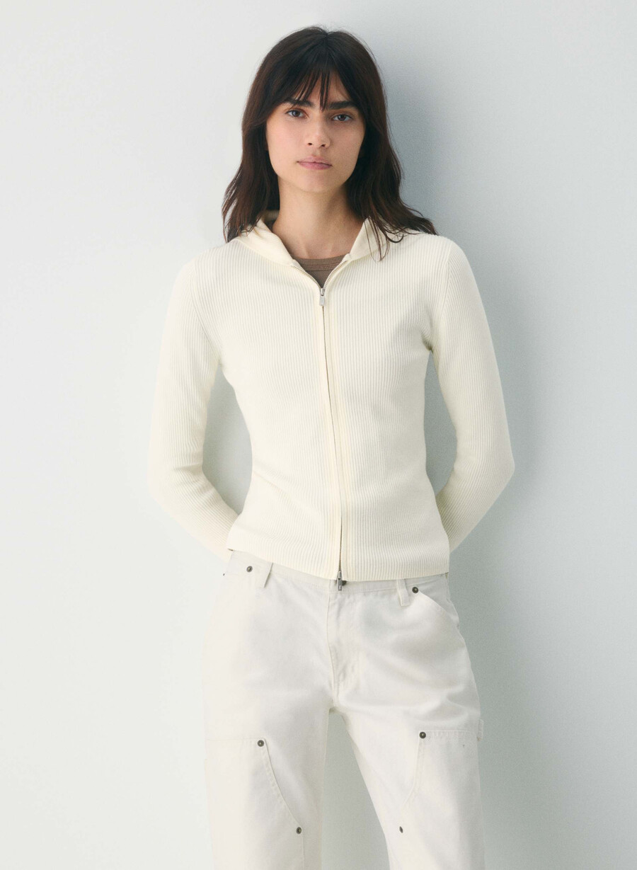 daze glidelåshettegenser h.light cool grey