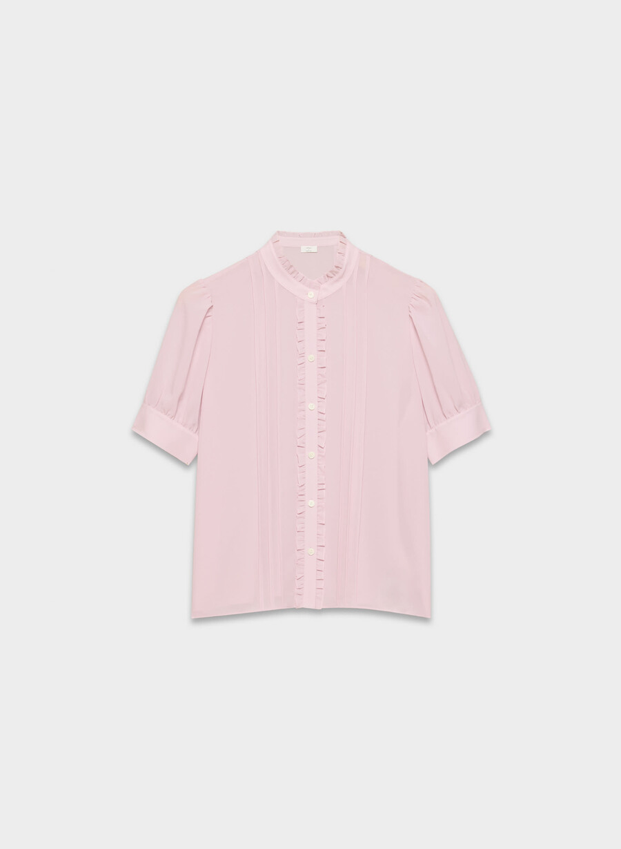 caravel-bluse stØvet rosa