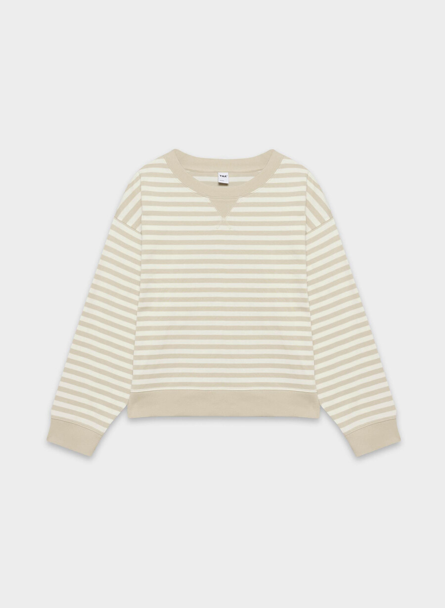 mighty cotton wicket langermet t-skjorte lys bjØrkkyst