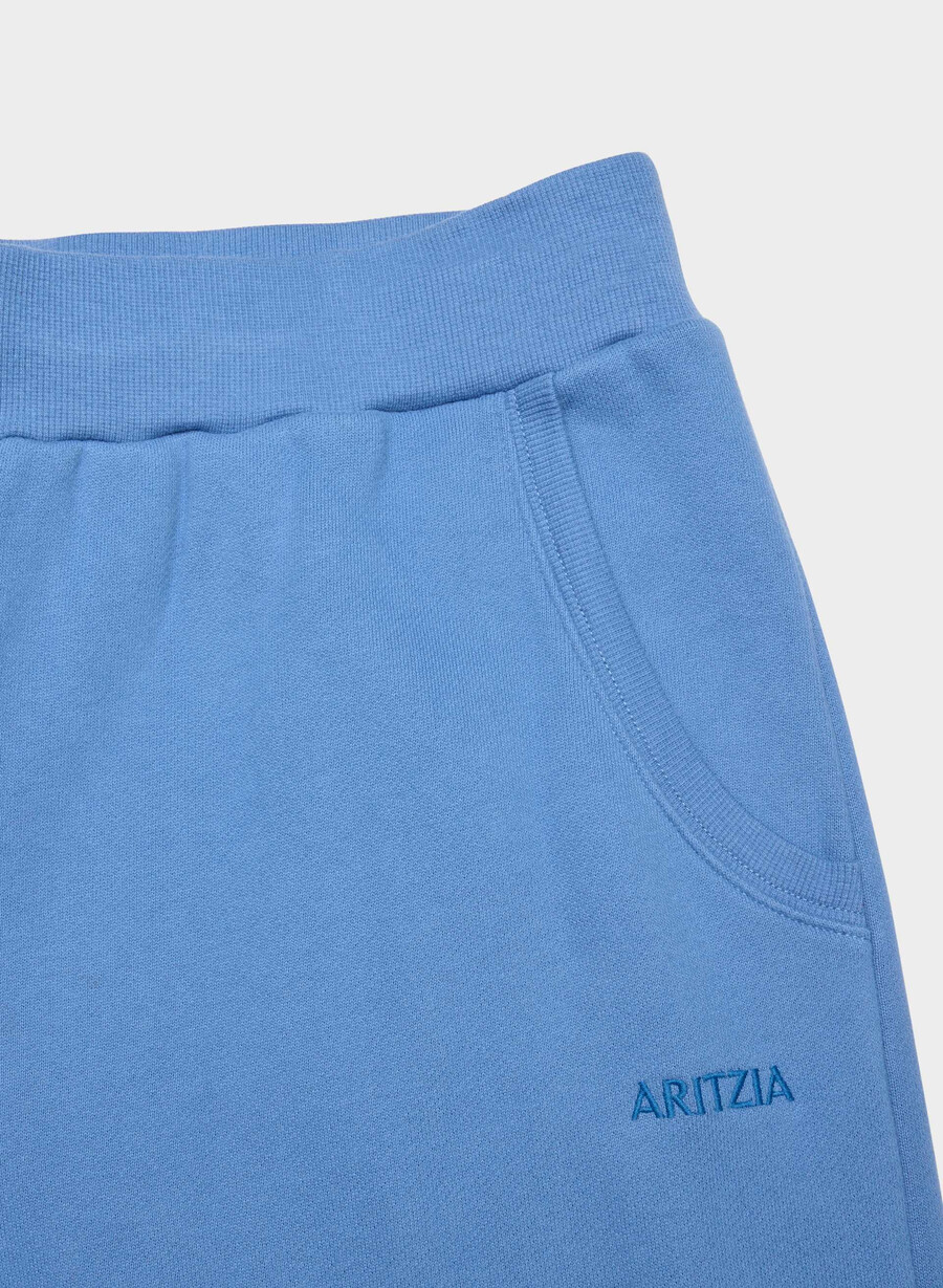 cozy sweatfleece mega banded joggebukse fransk blÅ