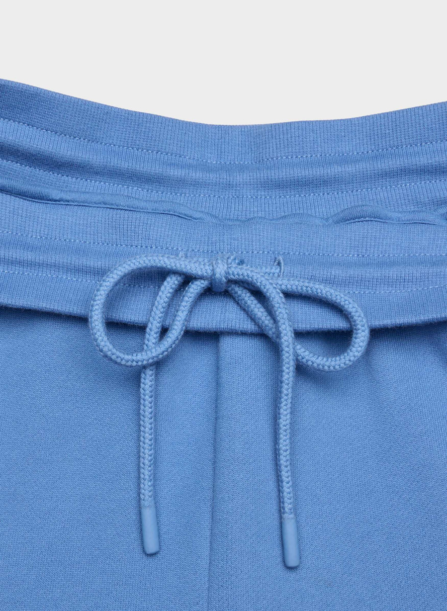 cozy sweatfleece mega banded joggebukse fransk blÅ