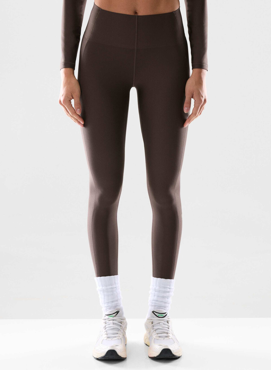 glotone horizon høymidje 66 cm leggings i mokkabrun