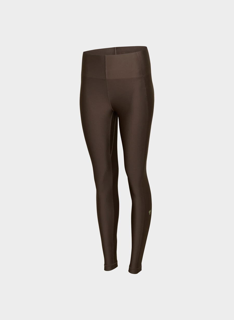glotone horizon høymidje 66 cm leggings i mokkabrun