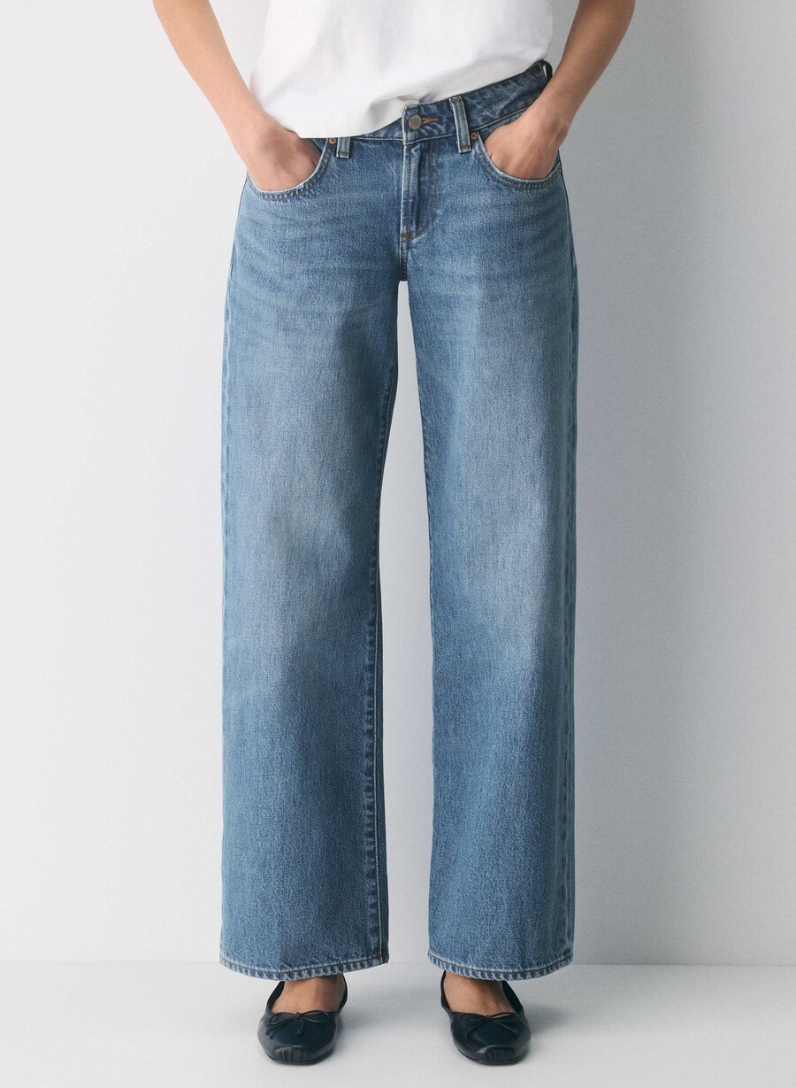denim forum 90-tallets super lavtstående baggy jeans 5 år kiss n tell blÅ