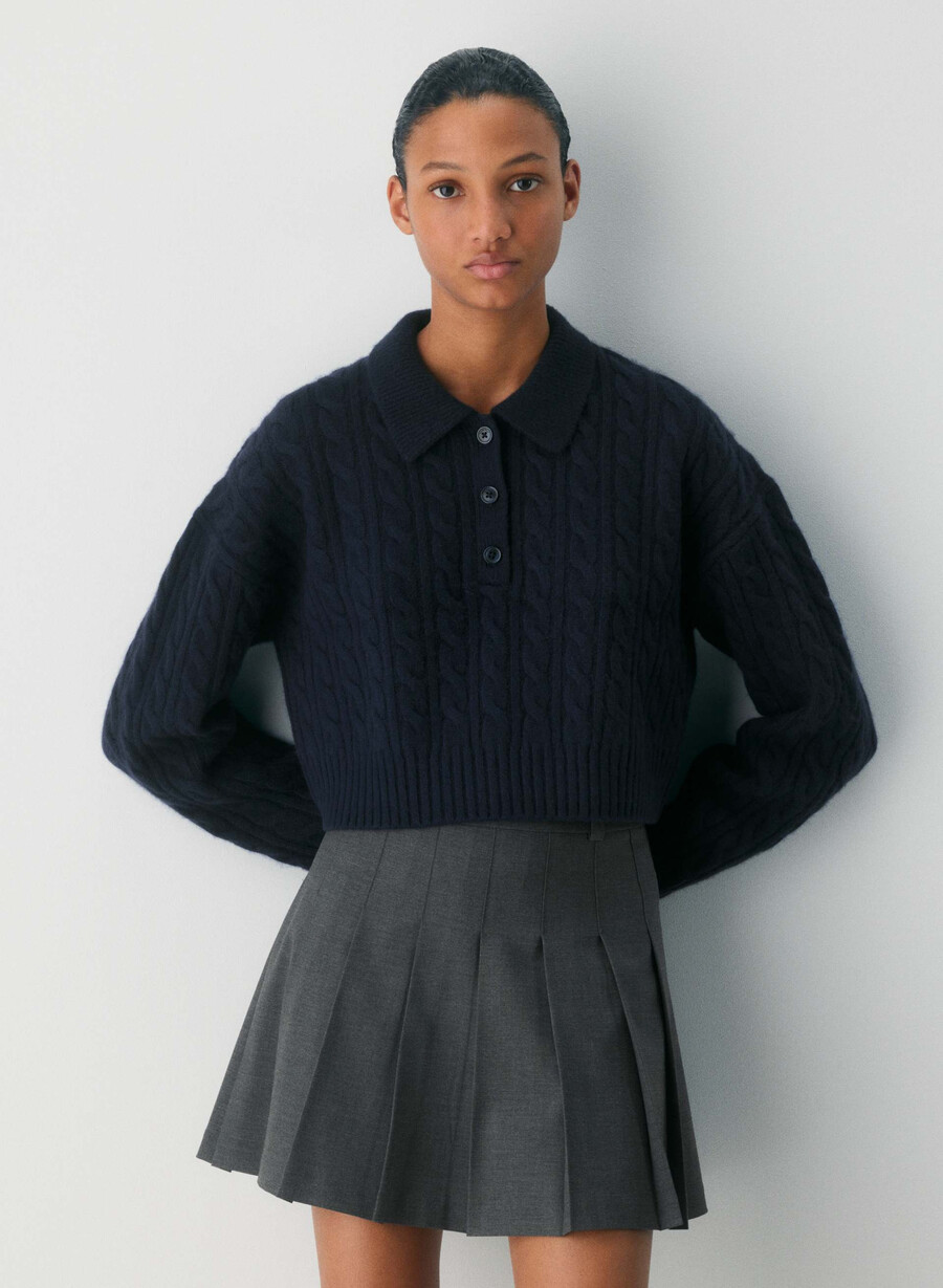 rosebud polo genser heather chrome