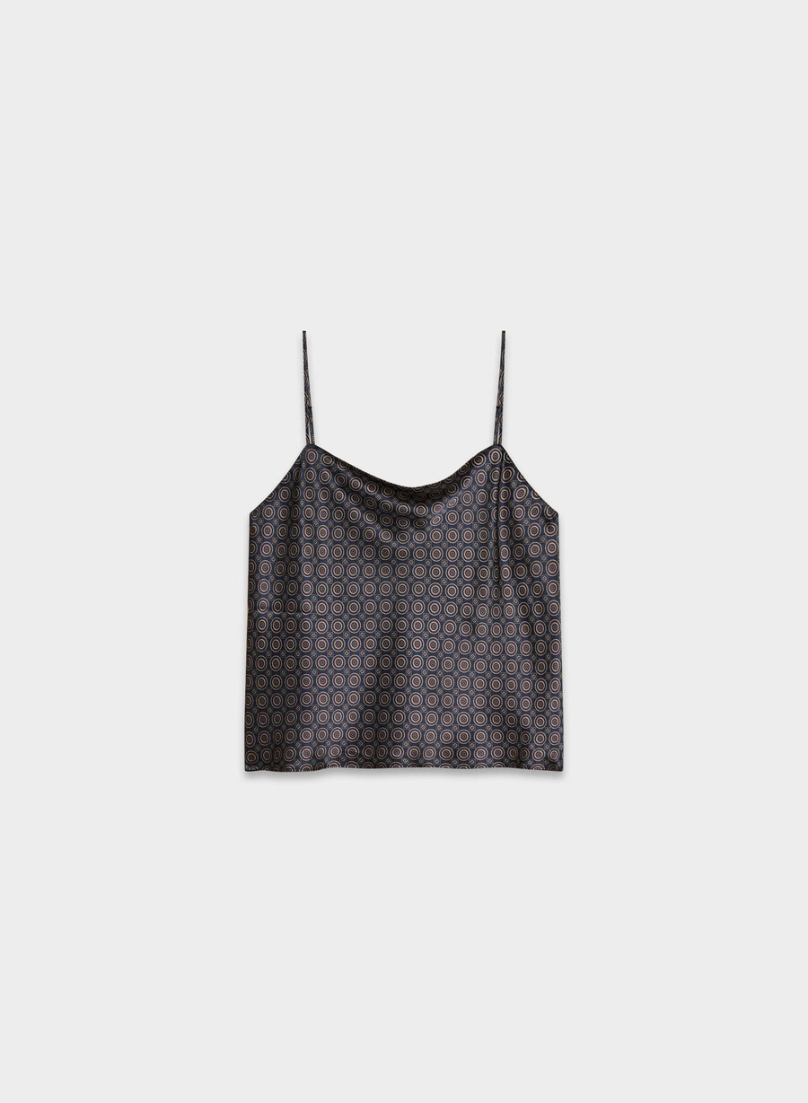 nightside silke pyjama camisole admiral cardamon