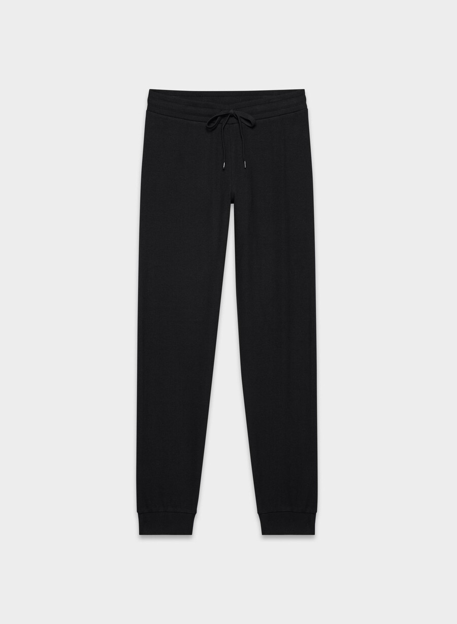homestretch ribbet jogger svart
