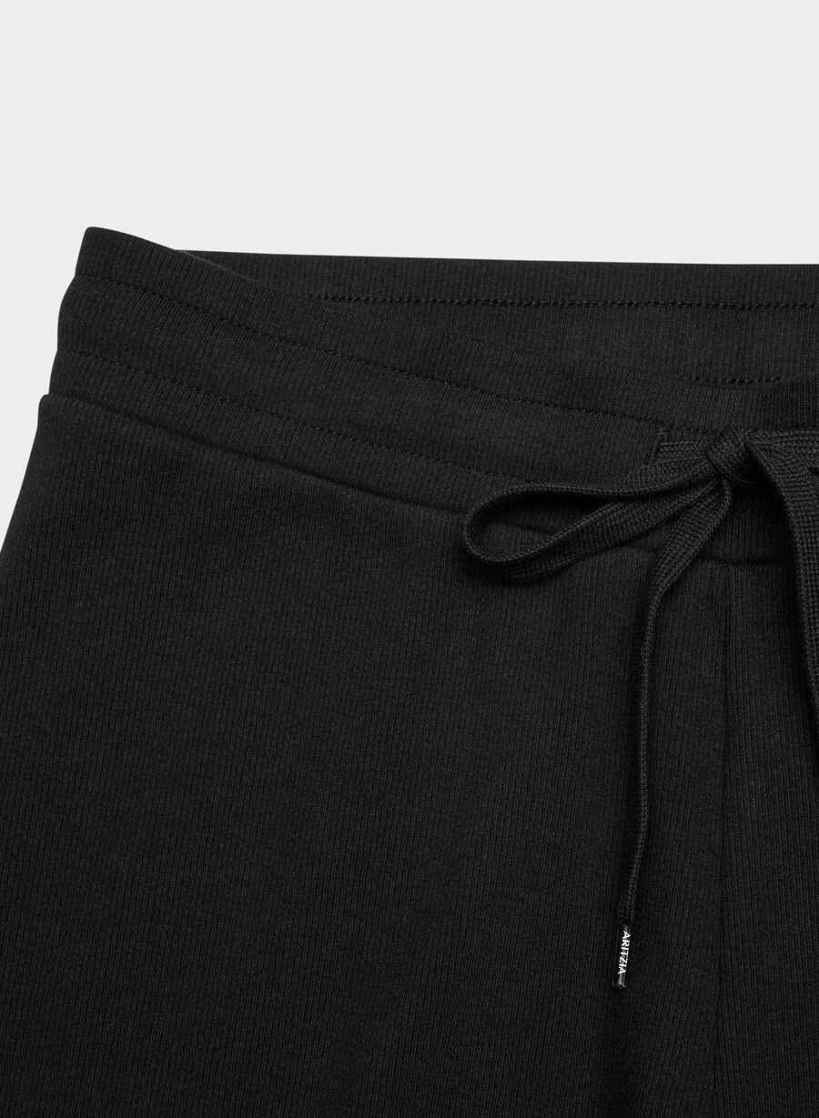 homestretch ribbet jogger svart