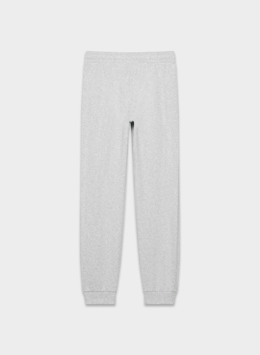homestretch rib jogger heather chrome