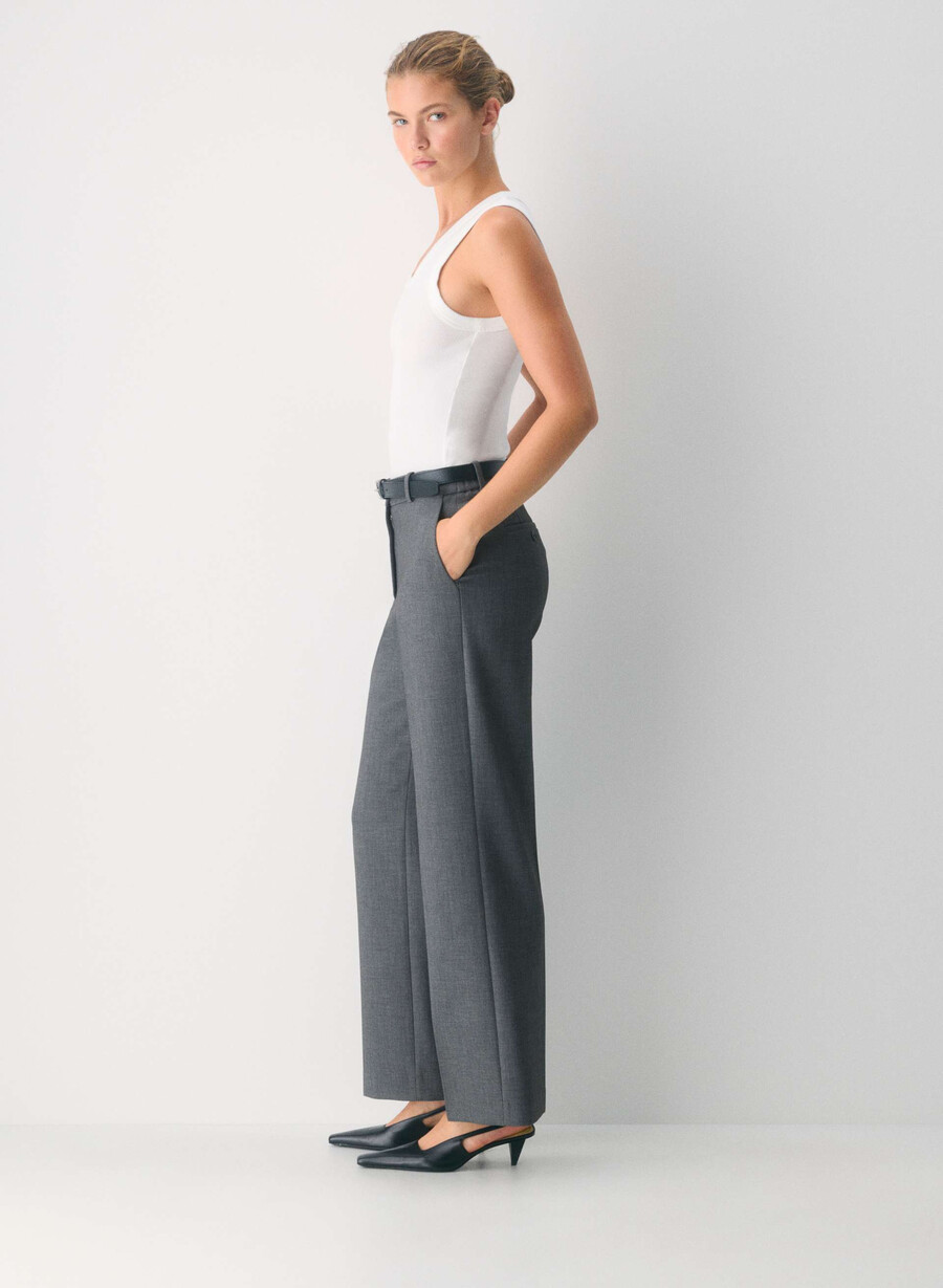new agency curve-fit bukse - reessential heather charcoal