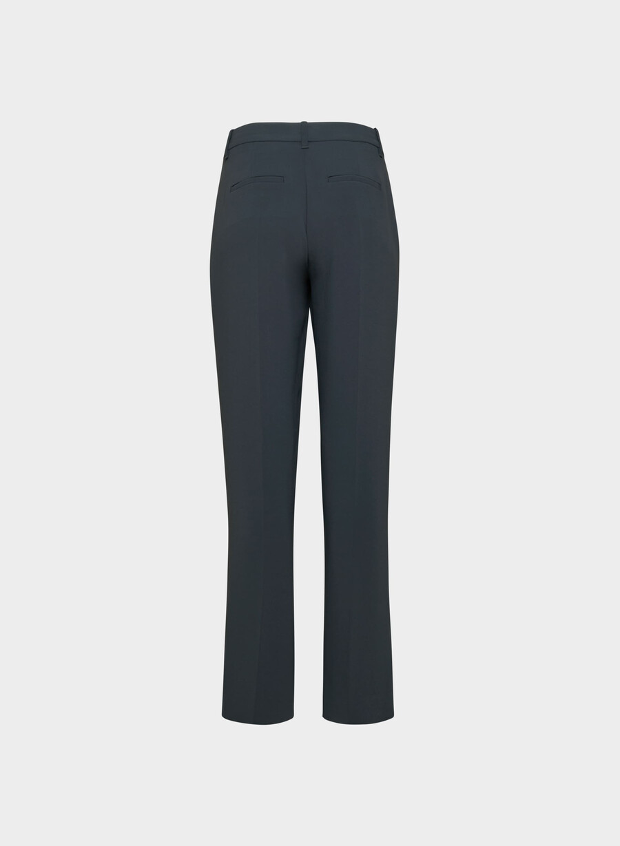 the effortless pant curve-fit lo-rise – crepette mØrk navy