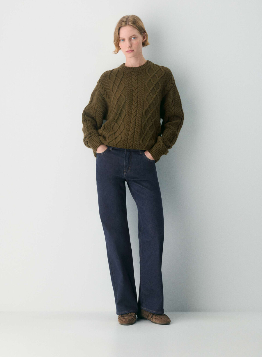 heritage knit merinoullgenser privatgrØnn