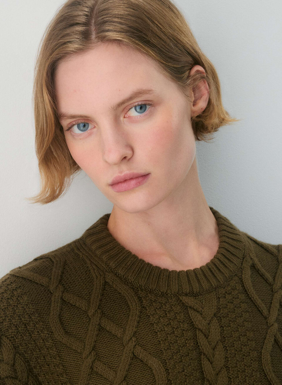 heritage knit merinoullgenser privatgrØnn