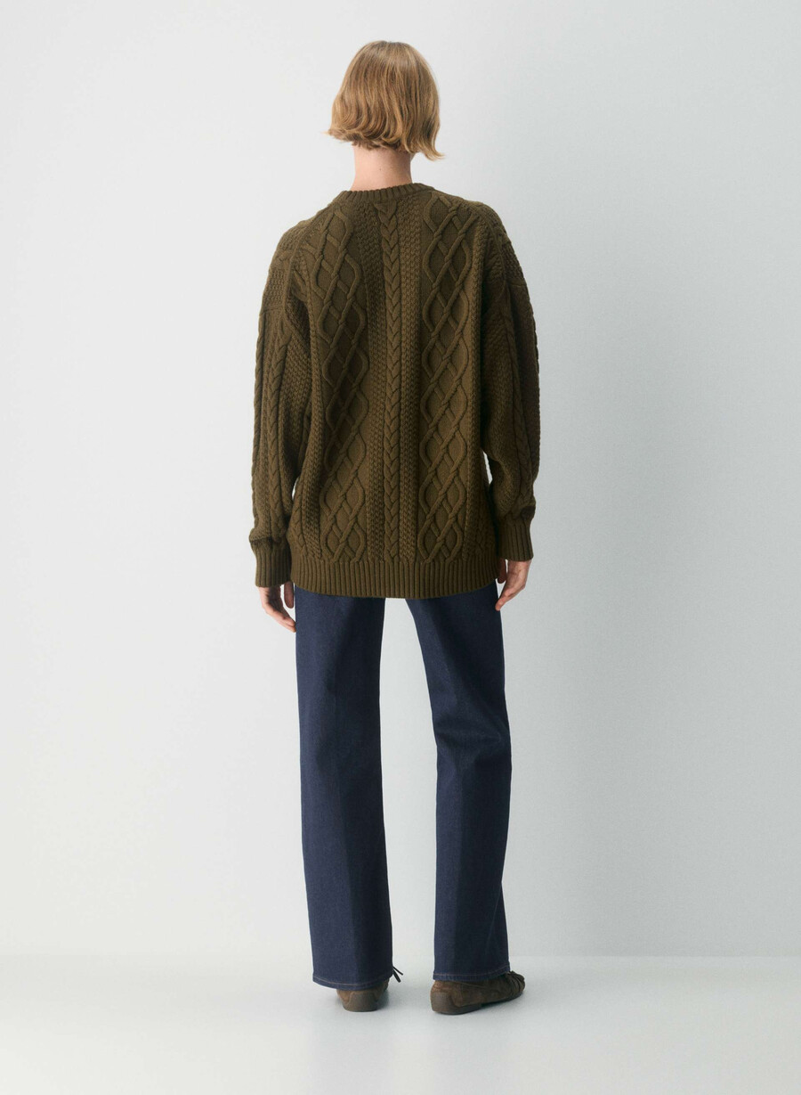 heritage knit merinoullgenser privatgrØnn