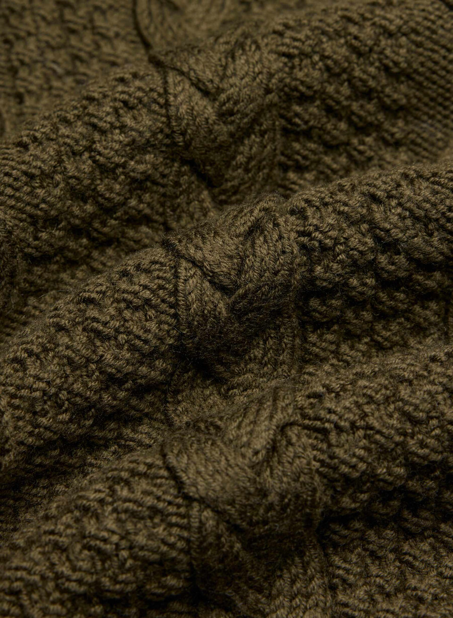 heritage knit merinoullgenser privatgrØnn
