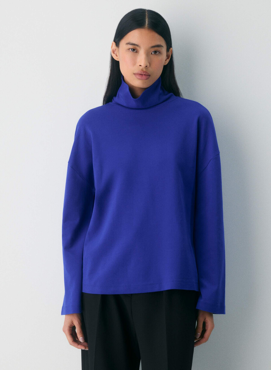 interlock cotton rydel polokrage ablaze blÅ