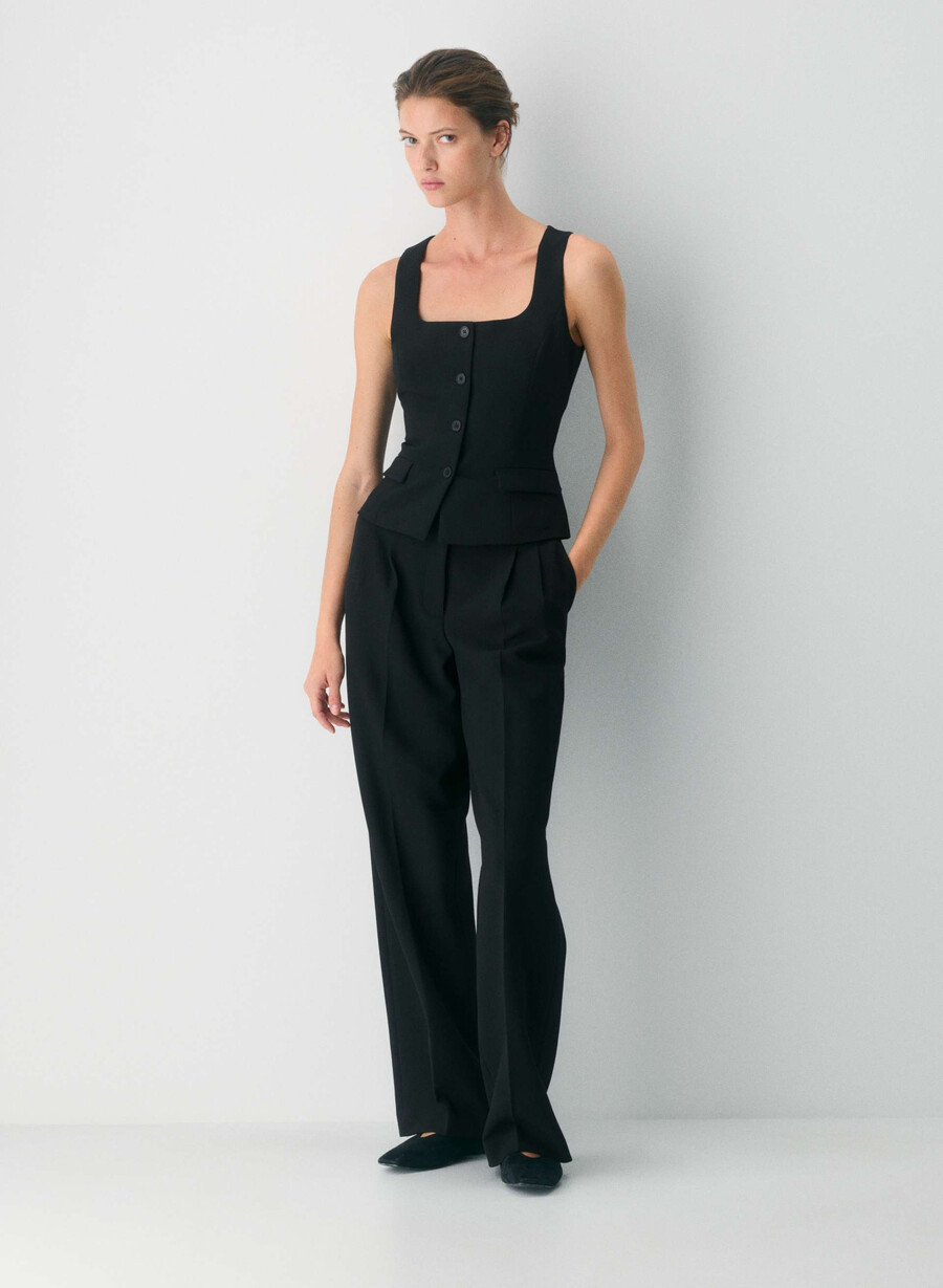 belasco vest - reessential svart
